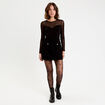Jupe-short courte noir femme