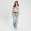 Blouse manches longues blanc femme
