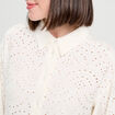 Blouse broderie anglaise blanc femme