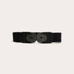Ceinture élastiquée noir femme