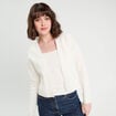 Gilet manches longues ecru femme