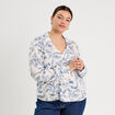Chemise manches longues blanc femme