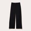 Pantalon large noir femme