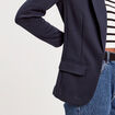Veste blazer cintrée bleu marine femme