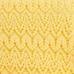 Débardeur aspect crochet jaune pastel femme