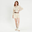 Jupe-short en jean sable femme