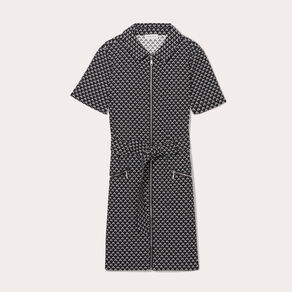 robe droite zippee noir femme Robe droite zippée noir femme