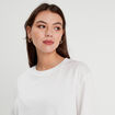 T-shirt manches courtes blanc femme