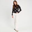 Pull manches longues noir femme