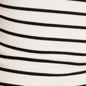 bandeau tricot cropped ecru femme Bandeau tricot cropped ecru femme