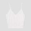 Blouse broderie anglaise ecru femme