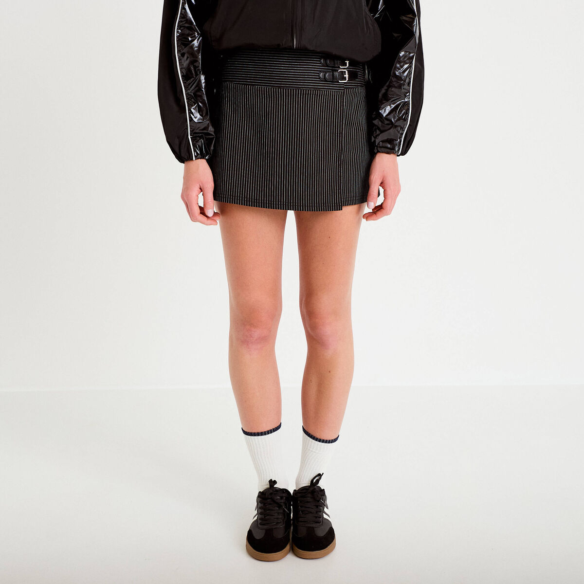 Jupe-short courte noir femme