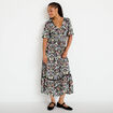 Robe &eacute;vas&eacute;e noir femme