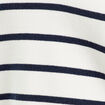 Pull manches longues col polo ecru femme