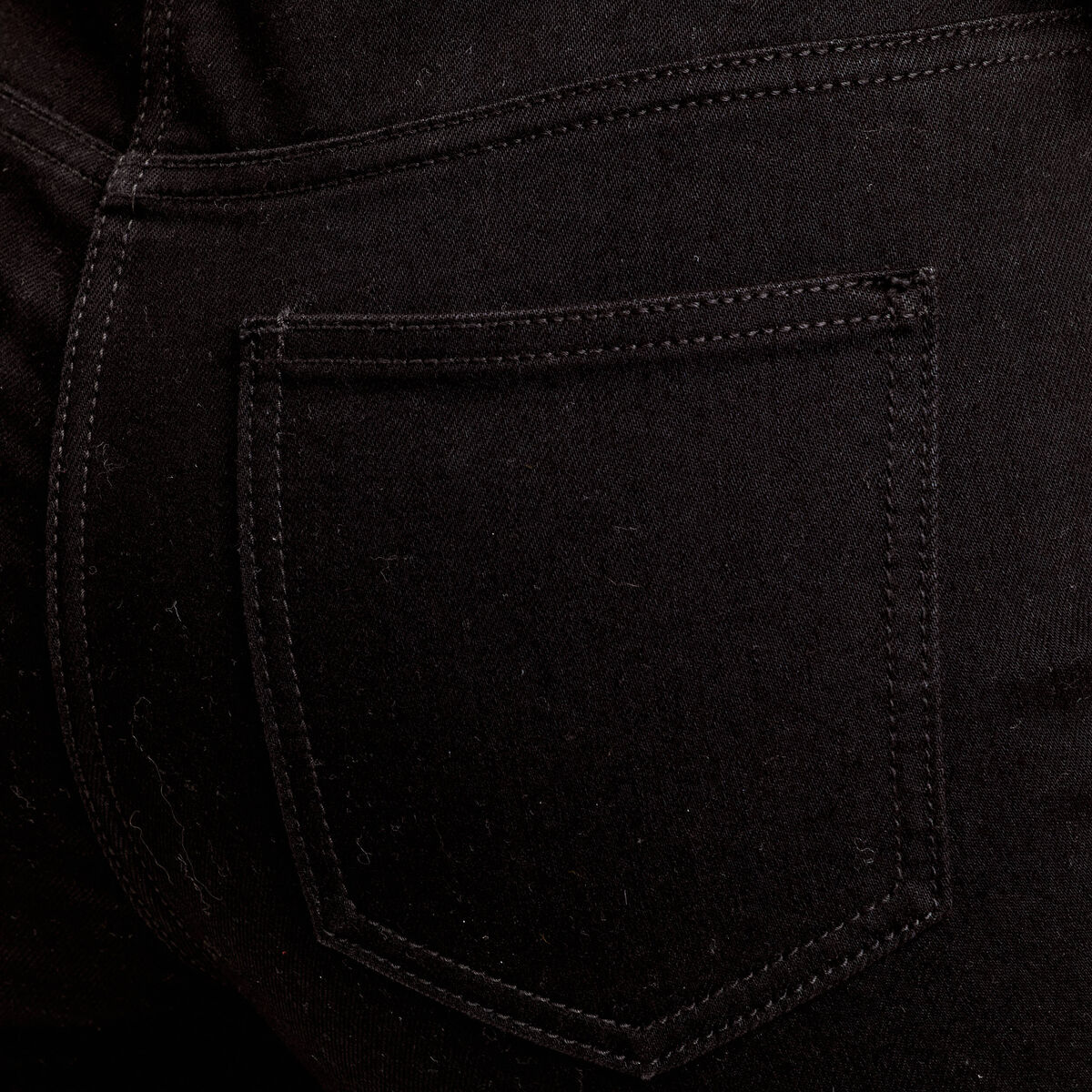 Pantacourt capri denim noir femme