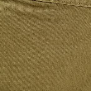 Jupe-short droite en jean vert kaki femme