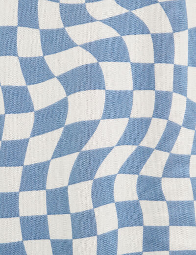 Chemise sans manches bleu femme