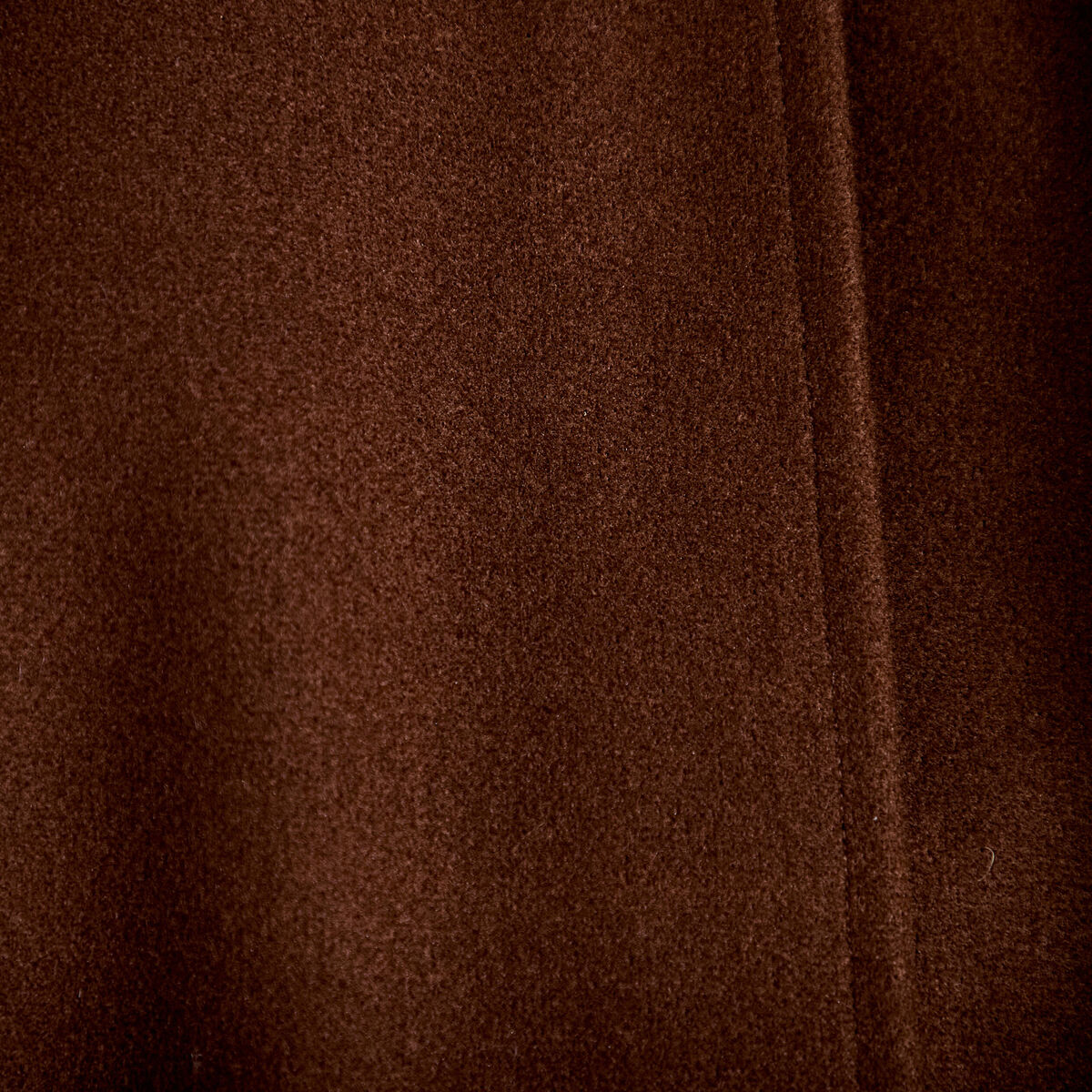 Poncho col am&eacute;ricain marron fonc&eacute; femme