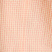Blouse effet boule manches courtes orange femme
