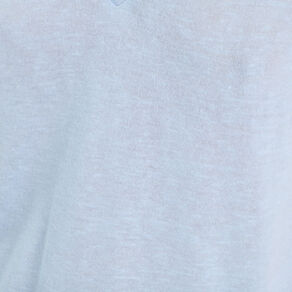 T-shirt manches courtes bleu clair femme