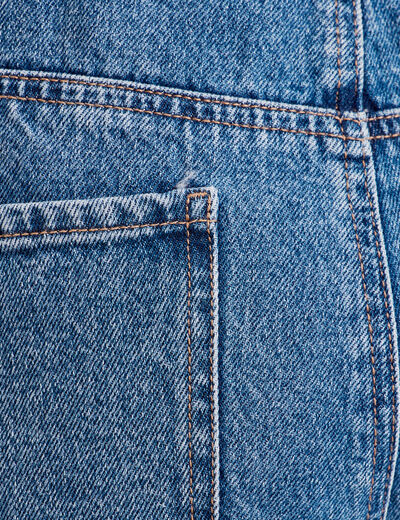 Salopette en jean denim stone femme