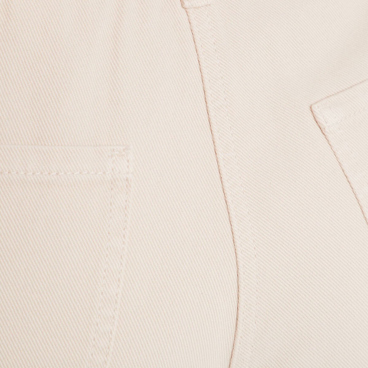 Pantalon slouchy ceinturé ecru femme
