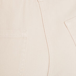pantalon slouchy ceinture ecru femme Pantalon slouchy ceinturé ecru femme