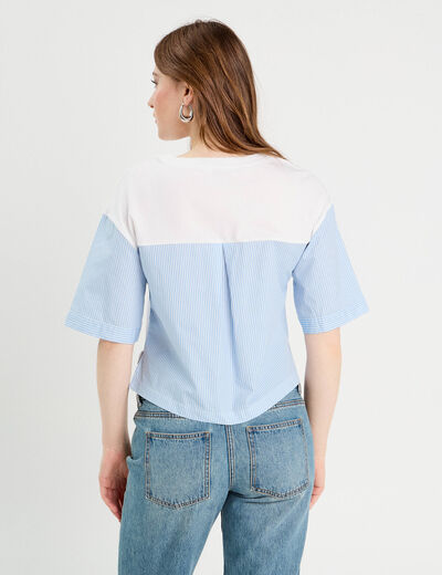 T-shirt oversize ecru femme