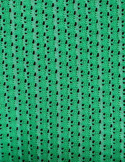 D&eacute;bardeur ajour&eacute; vert femme