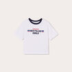 T-shirt manches courtes blanc femme