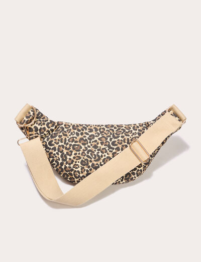 Sac banane beige femme