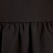 Blouse effet boule et noeud noir femme