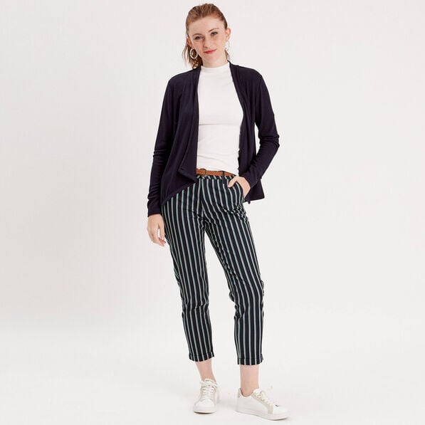 pantalon chino slim 78eme bleu marine femme Pantalon chino slim 7/8ème bleu marine femme
