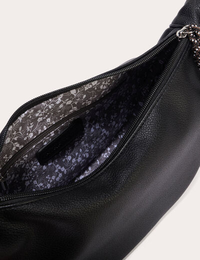 Sac banane similicuir noir femme