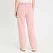 Jeans large rose clair femme