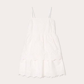 robe evasee broderie anglaise blanc femme Robe évasée broderie anglaise blanc femme