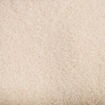 Manteau droit mi-long bouclettes beige femme