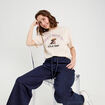 T-shirt manches courtes ecru femme