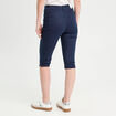 Pantalon capri bleu marine femme