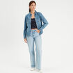 Débardeur smocké bleu marine femme