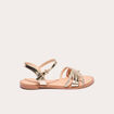 Sandales plates couleur or femme