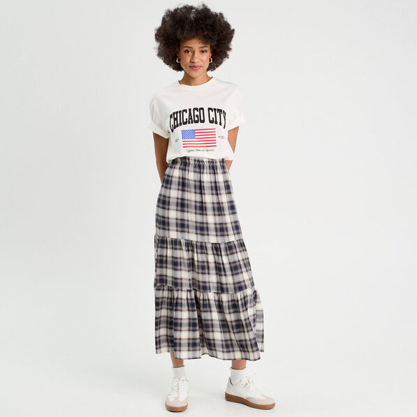 T-shirt manches courtes blanc femme