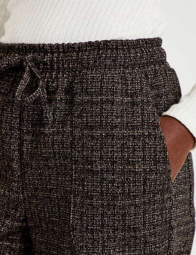 Pantalon jegging taille standard noir femme