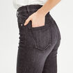Jeans skinny ultra stretch 2 tailles denim noir femme