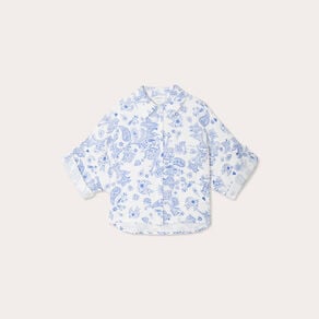 chemise manches 34 blanc femme Chemise manches 3/4 blanc femme