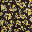 Jupe midi droite boutonnée noir femme