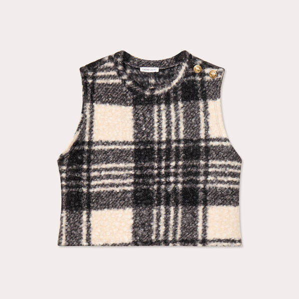 pull sans manches noir femme Pull sans manches noir femme