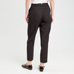 Pantalon carotte noir femme