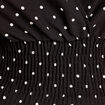 Blouse manches 3/4 noir femme