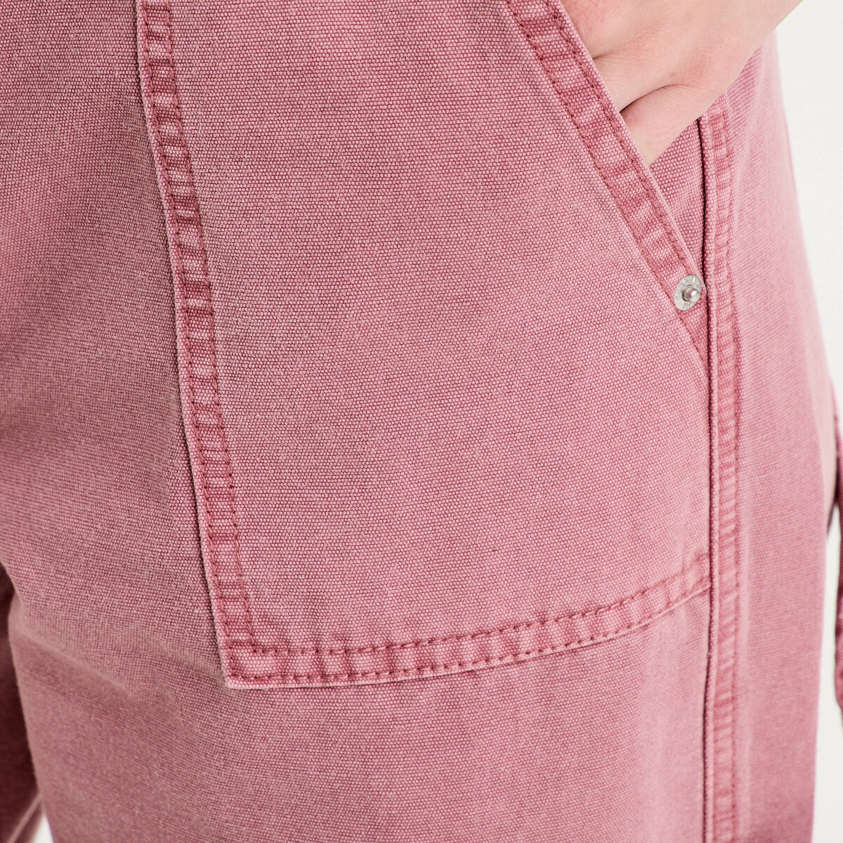 Pantalon carpenter vieux rose femme